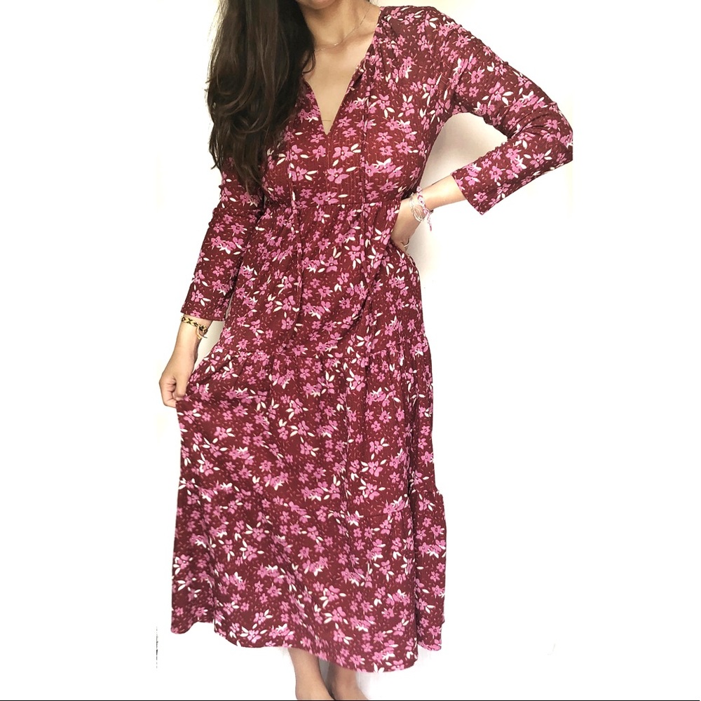 Free People Tiers of Joy Prairie Maxi Dress